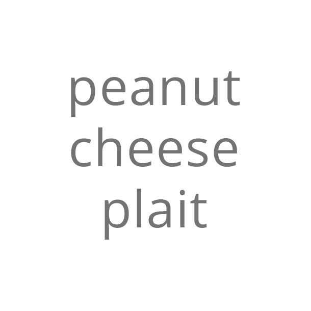 kiora peanut cheese plait