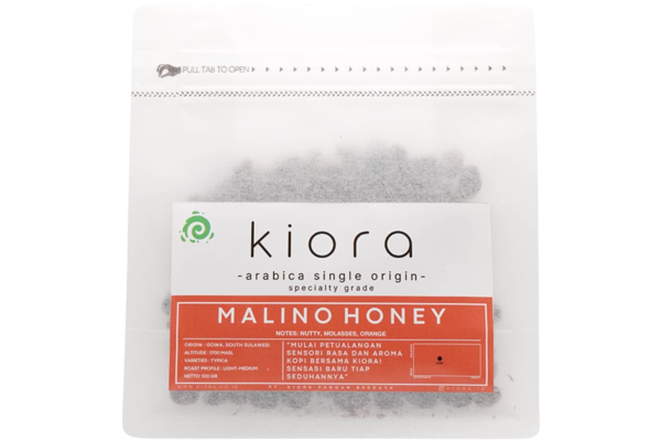 kiora coffee kemasan flat bottom